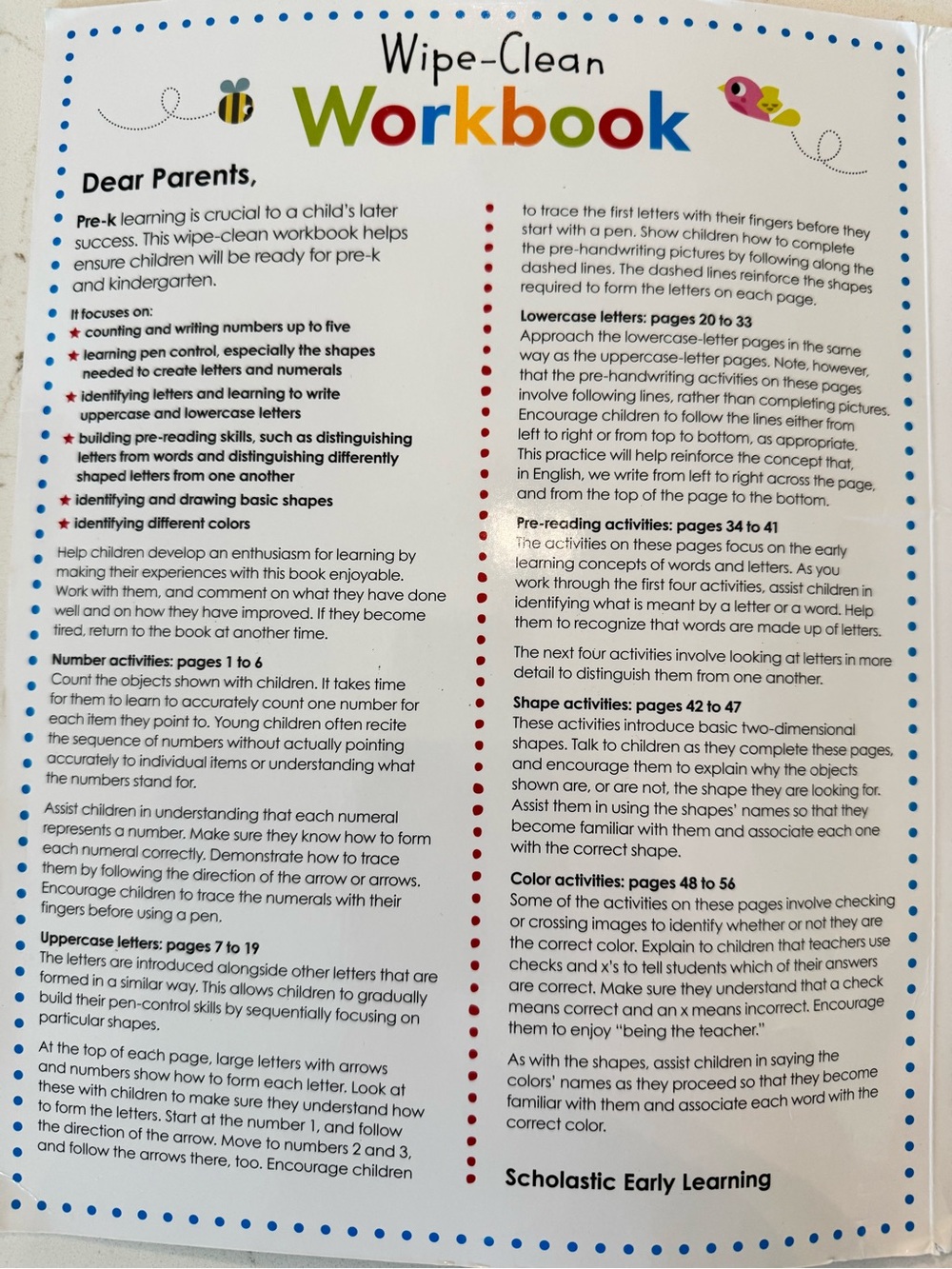 Scholastic PreK Wookbook - Picture 2 of 8